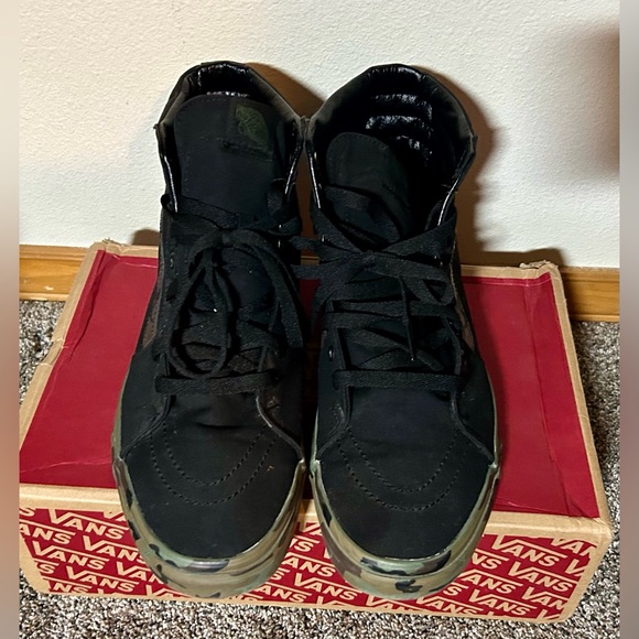 Vans Sk8 high - Camo/black size 12 - Picture 2 of 9